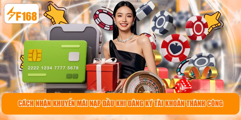 Cách nhận khuyến mãi nạp đầu khi đăng ký tài khoản thành công